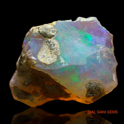 4.00 Cts Unheated Ethiopian Fire Opal Loose Gemstone Fancy Rough Natural 16x12x7 mm E-237