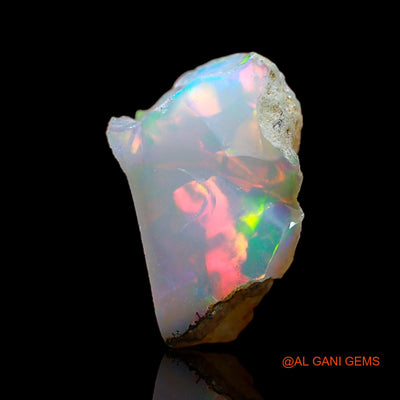 5.00 Cts Natural Ethiopian Fire Opal Loose Gemstone Fancy Rough 16x9x9 mm E-238