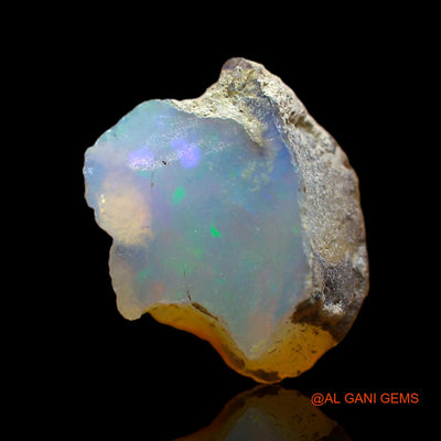 5.00 Cts Natural Ethiopian Fire Opal Loose Gemstone Fancy Rough 14x9x8 mm E-239