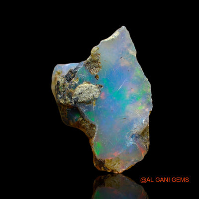 4.00 Cts Natural Ethiopian Fire Opal Loose Gemstone Fancy Rough 15x11x10 mm E-240