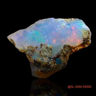 4.00 Cts Natural Ethiopian Fire Opal Loose Gemstone Fancy Rough 15x11x10 mm E-240