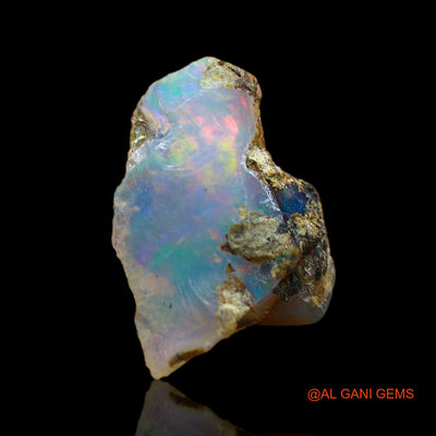4.00 Cts Natural Ethiopian Fire Opal Loose Gemstone Fancy Rough 15x11x10 mm E-240