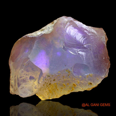 6.00 Cts Natural Ethiopian Fire Opal Fancy Rough Loose Gemstone For Jewelry 15x12x7 mm E-241