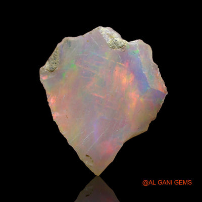 3.00 Cts Natural Ethiopian Fire Opal Loose Gemstone Fancy Rough 15x13x5 mm E-242
