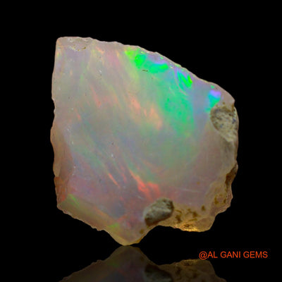 3.00 Cts Natural Ethiopian Fire Opal Loose Gemstone Fancy Rough 15x13x5 mm E-242