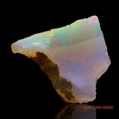 Natural Fire Opal Gemstone 5.00 Cts Loose Fancy Rough From Ethiopia 14x12x7 mm E-243