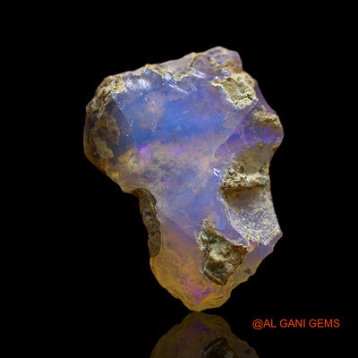 Natural Fire Opal Gemstone 4.00 Cts Loose Fancy Rough From Ethiopia 15x11x7 mm E-244