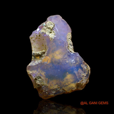 Natural Fire Opal Gemstone 4.00 Cts Loose Fancy Rough From Ethiopia 15x11x7 mm E-244
