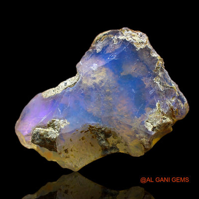 Natural Fire Opal Gemstone 4.00 Cts Loose Fancy Rough From Ethiopia 15x11x7 mm E-244