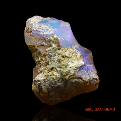 Natural Fire Opal Gemstone 4.00 Cts Loose Fancy Rough From Ethiopia 15x11x7 mm E-244