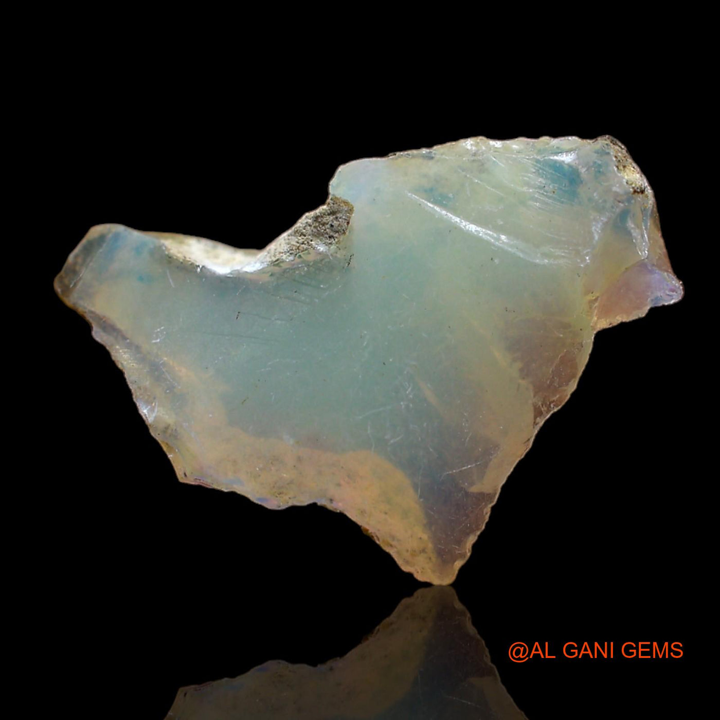 3.00 Cts Unheated Ethiopian Fire Opal Loose Gemstone Fancy Rough Natural 18x12x5 mm E-245