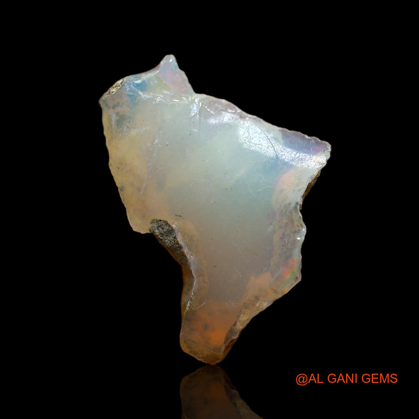 3.00 Cts Unheated Ethiopian Fire Opal Loose Gemstone Fancy Rough Natural 18x12x5 mm E-245