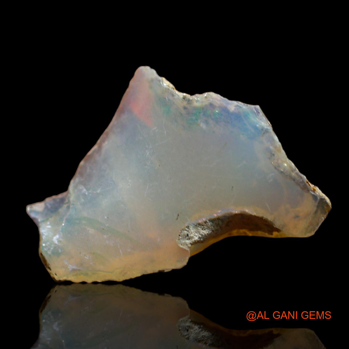 3.00 Cts Unheated Ethiopian Fire Opal Loose Gemstone Fancy Rough Natural 18x12x5 mm E-245