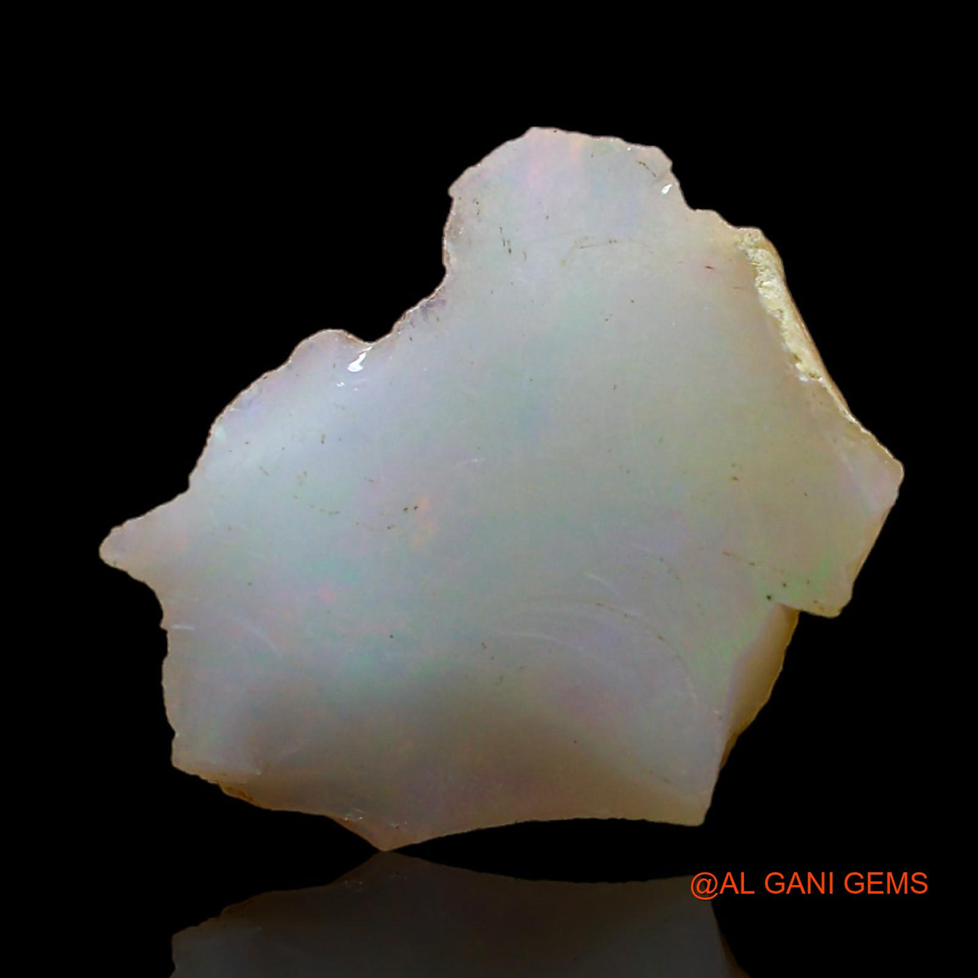 Natural Untreated Fire Opal Loose Gemstone Fancy Rough From Ethiopia 3.00 Cts 15x12x4 mm E-246
