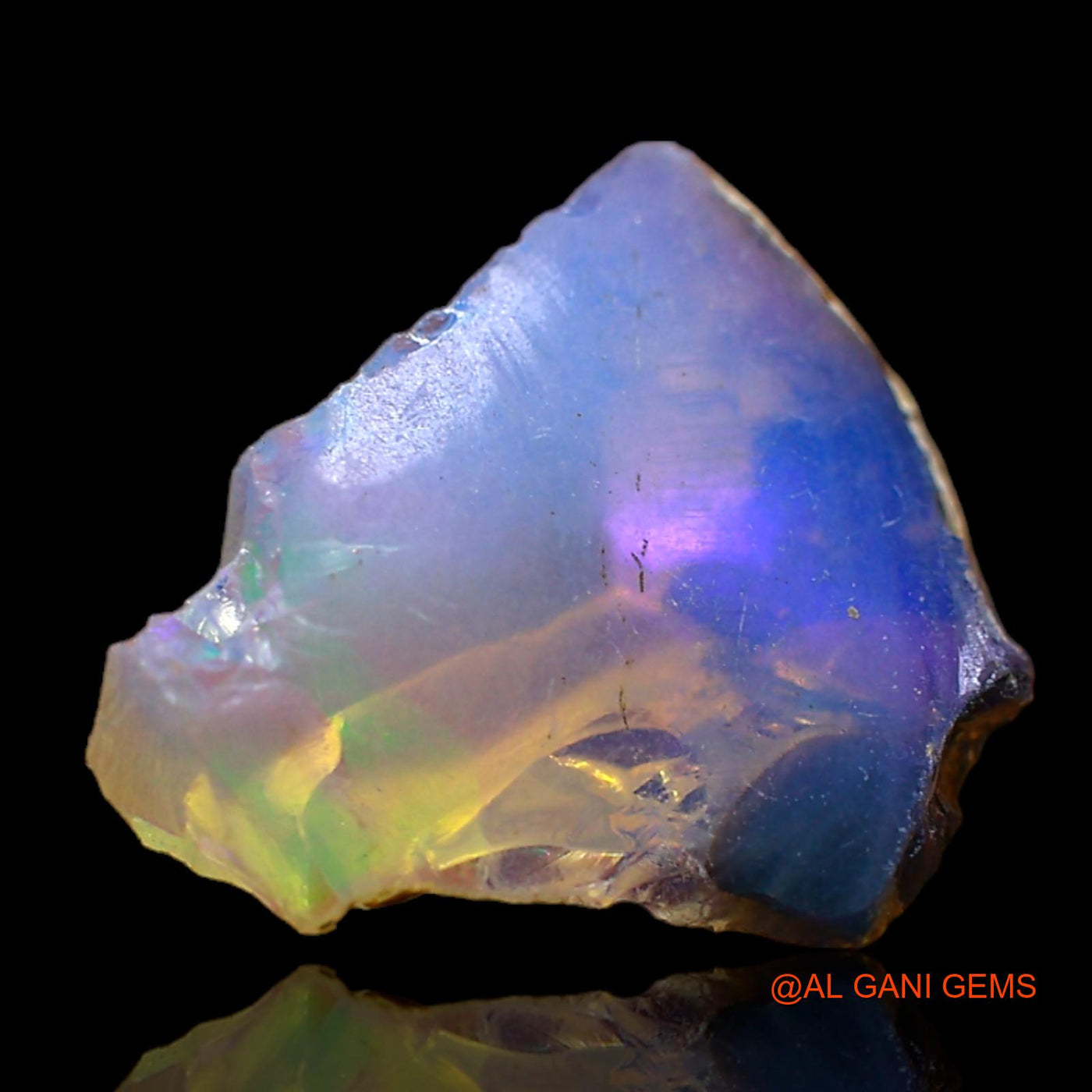 3.00 Cts Natural Ethiopian Fire Opal Fancy Rough Loose Gemstone For Jewelry 15x12x5 mm E-247