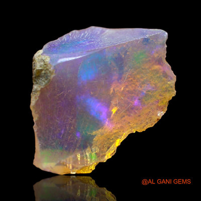 2.00 Cts Natural Ethiopian Fire Opal Loose Gemstone Fancy Rough 17x11x4 mm E-248