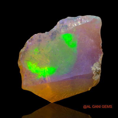 2.00 Cts Natural Ethiopian Fire Opal Loose Gemstone Fancy Rough 17x11x4 mm E-248