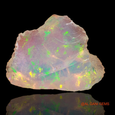 3.00 Cts Unheated Ethiopian Fire Opal Loose Gemstone Fancy Rough Natural 19x12x5 mm E-24