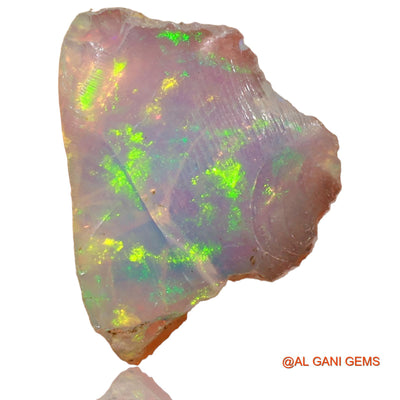 3.00 Cts Unheated Ethiopian Fire Opal Loose Gemstone Fancy Rough Natural 19x12x5 mm E-24