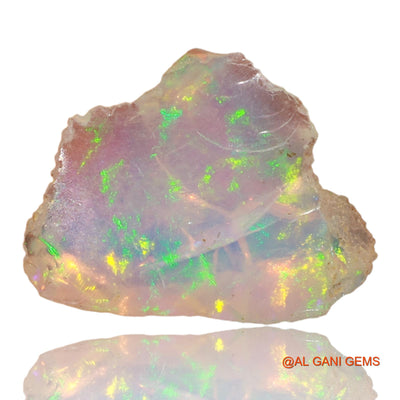3.00 Cts Unheated Ethiopian Fire Opal Loose Gemstone Fancy Rough Natural 19x12x5 mm E-24