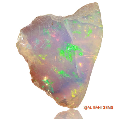 3.00 Cts Unheated Ethiopian Fire Opal Loose Gemstone Fancy Rough Natural 19x12x5 mm E-24