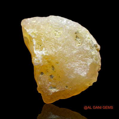 Natural Untreated Fire Opal Loose Gemstone Fancy Rough From Ethiopia 4.00 Cts 16x12x8 mm E-251
