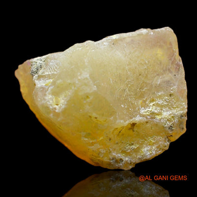 Natural Untreated Fire Opal Loose Gemstone Fancy Rough From Ethiopia 4.00 Cts 16x12x8 mm E-251