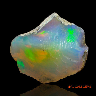 4.00 Cts Natural Ethiopian Fire Opal Fancy Rough Loose Gemstone For Jewelry 14x12x5 mm E-253