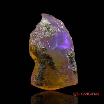 Natural Fire Opal Gemstone 5.00 Cts Loose Fancy Rough From Ethiopia 16x9x8 mm E-254
