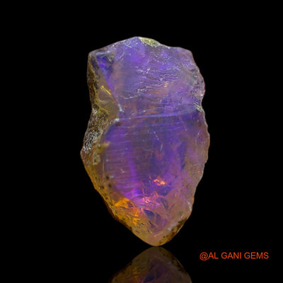 Natural Fire Opal Gemstone 5.00 Cts Loose Fancy Rough From Ethiopia 16x9x8 mm E-254