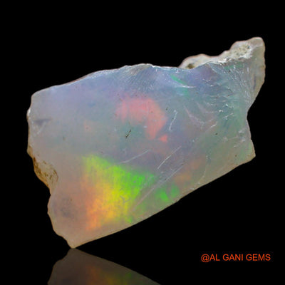 Natural Untreated Fire Opal Loose Gemstone Fancy Rough From Ethiopia 3.00 Cts 15x9x8 mm E-255