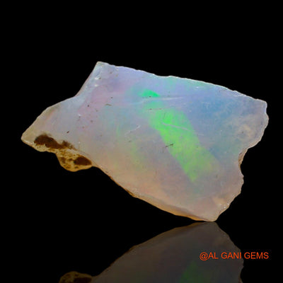 Natural Untreated Fire Opal Loose Gemstone Fancy Rough From Ethiopia 3.00 Cts 15x9x8 mm E-255