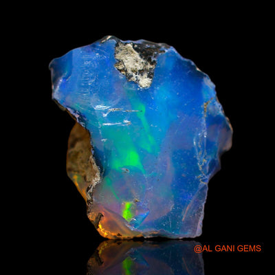 5.00 Cts Natural Ethiopian Fire Opal Loose Gemstone Fancy Rough 14x11x8 mm E-256
