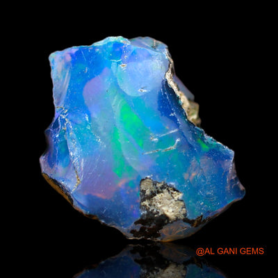 5.00 Cts Natural Ethiopian Fire Opal Loose Gemstone Fancy Rough 14x11x8 mm E-256