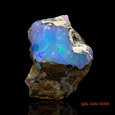 5.00 Cts Natural Ethiopian Fire Opal Loose Gemstone Fancy Rough 14x11x8 mm E-256