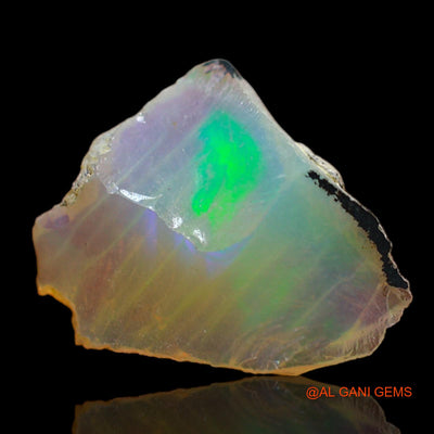 3.00 Cts Natural Ethiopian Fire Opal Loose Gemstone Fancy Rough 13x12x4 mm E-257