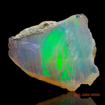 3.00 Cts Natural Ethiopian Fire Opal Loose Gemstone Fancy Rough 13x12x4 mm E-257