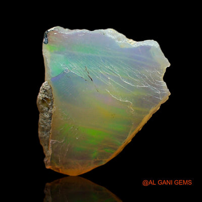 3.00 Cts Natural Ethiopian Fire Opal Loose Gemstone Fancy Rough 13x12x4 mm E-257