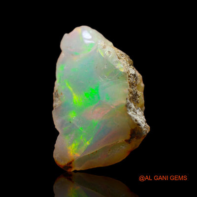 Natural Untreated Fire Opal Loose Gemstone Fancy Rough From Ethiopia 2.00 Cts 15x10x5 mm E-258