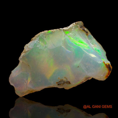 Natural Untreated Fire Opal Loose Gemstone Fancy Rough From Ethiopia 2.00 Cts 15x10x5 mm E-258