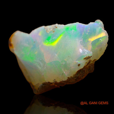 Natural Untreated Fire Opal Loose Gemstone Fancy Rough From Ethiopia 2.00 Cts 15x10x5 mm E-258