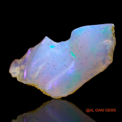 Natural Fire Opal Gemstone 3.00 Cts Loose Fancy Rough From Ethiopia 16x10x7 mm E-259