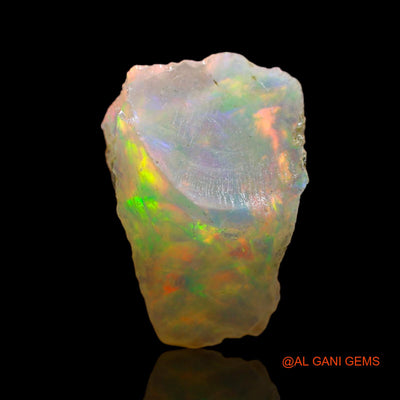 Natural Untreated Fire Opal Loose Gemstone Fancy Rough From Ethiopia 3.00 Cts 14x10x5 mm E-260