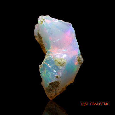 Natural Untreated Fire Opal Loose Gemstone Fancy Rough From Ethiopia 3.00 Cts 16x10x8 mm E-262
