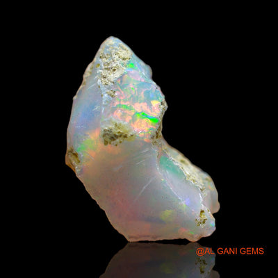 Natural Untreated Fire Opal Loose Gemstone Fancy Rough From Ethiopia 3.00 Cts 16x10x8 mm E-262