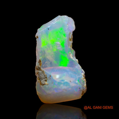 Natural Fire Opal Gemstone 3.00 Cts Loose Fancy Rough From Ethiopia 12x10x8 mm E-263