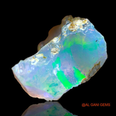 Natural Fire Opal Gemstone 3.00 Cts Loose Fancy Rough From Ethiopia 12x10x8 mm E-263