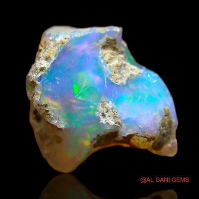 5.00 Cts Unheated Ethiopian Fire Opal Loose Gemstone Fancy Rough Natural 13x11x10 mm E-267