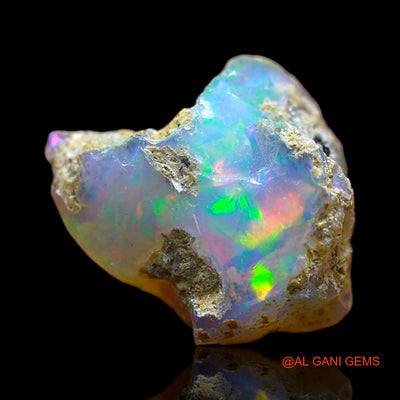 5.00 Cts Unheated Ethiopian Fire Opal Loose Gemstone Fancy Rough Natural 13x11x10 mm E-267