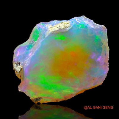4.00 Cts Natural Ethiopian Fire Opal Fancy Rough Loose Gemstone For Jewelry 13x10x6 mm E-268